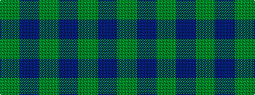 idealised woven sample of pattern GBG