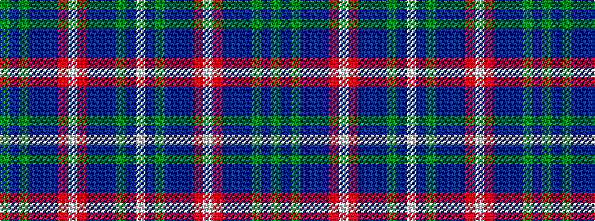 idealised woven sample of pattern GBGBBBRWRBBBGBW