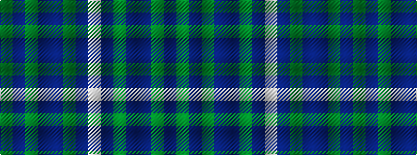 idealised woven sample of pattern GBGBBGBW