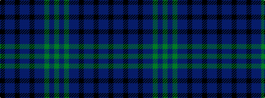 idealised woven sample of pattern GBGBBKBBKBBK