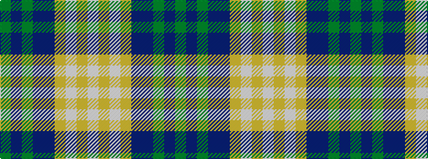 idealised woven sample of pattern GBGBBYWYW