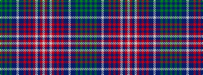idealised woven sample of pattern GBGBGBBWBBRBRBRWBRW