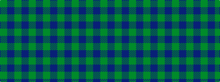 idealised woven sample of pattern GBGBGBG