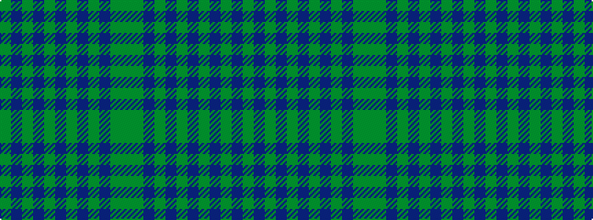 idealised woven sample of pattern GBGBGBGBGBGG