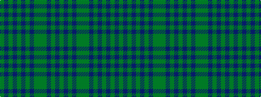 idealised woven sample of pattern GBGBGBGBGGGBGBG