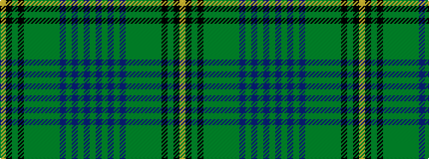 idealised woven sample of pattern GBGBGBGGGGGGKGKY