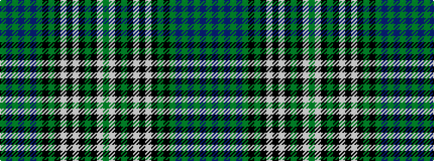 idealised woven sample of pattern GBGBGBGKGKWKWKGKWG
