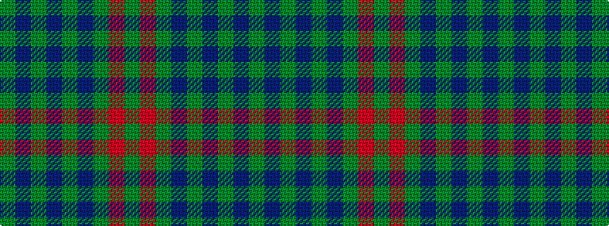 idealised woven sample of pattern GBGBGBGRG