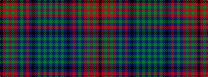 idealised woven sample of pattern GBGBGBKBRBGBRGRGRK