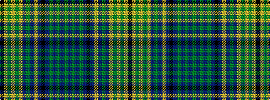 idealised woven sample of pattern GBGBGBKBYBGBYGYGYK