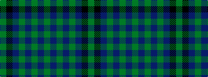 idealised woven sample of pattern GBGBGBKG