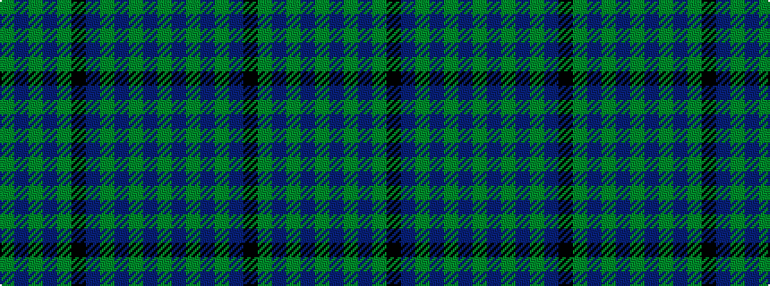 idealised woven sample of pattern GBGBGBKGBGBG