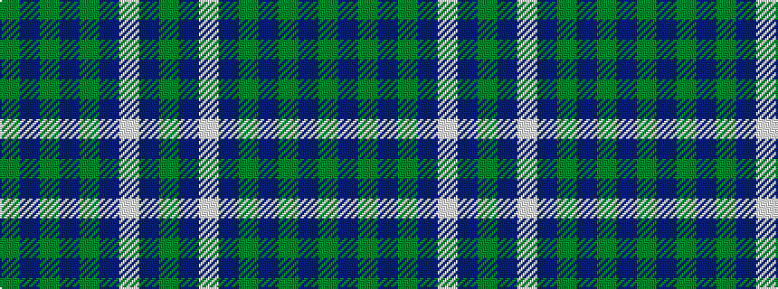 idealised woven sample of pattern GBGBGBWBG