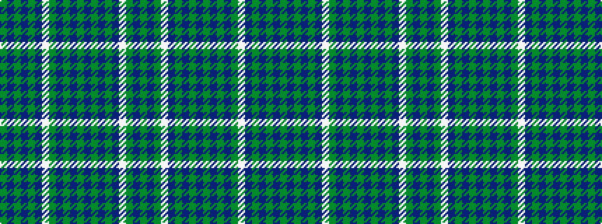 idealised woven sample of pattern GBGBGBWGBGBGBGBGBWGBG