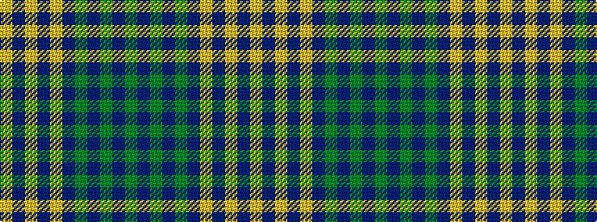 idealised woven sample of pattern GBGBGBYBYBY