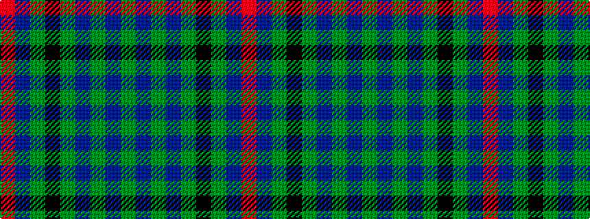 idealised woven sample of pattern GBGBGKGBR