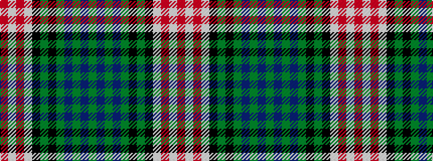idealised woven sample of pattern GBGBGKGKWRWR