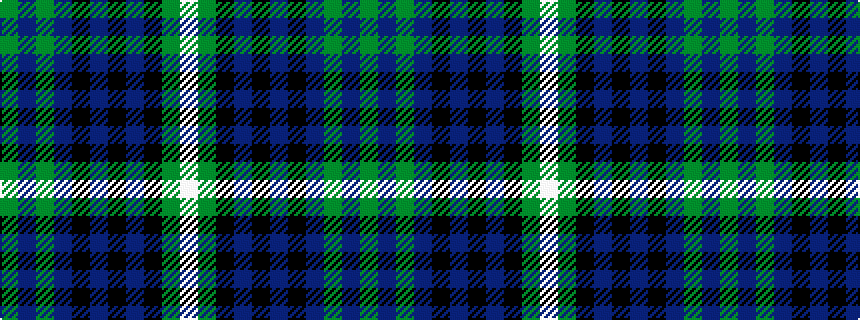 idealised woven sample of pattern GBGBKBKBKGW