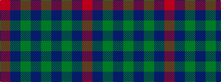 idealised woven sample of pattern GBGBR