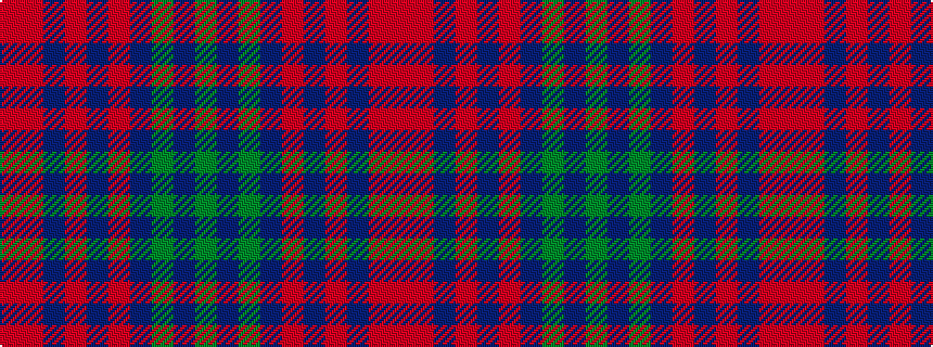 idealised woven sample of pattern GBGBRBRBRR