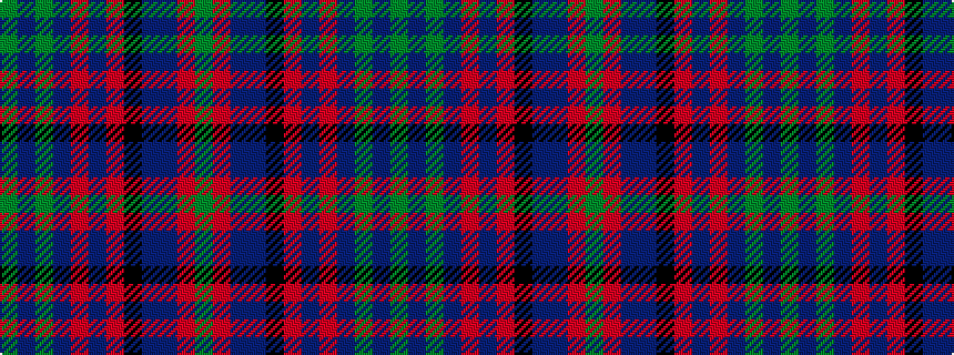 idealised woven sample of pattern GBGBRBRKBBRG