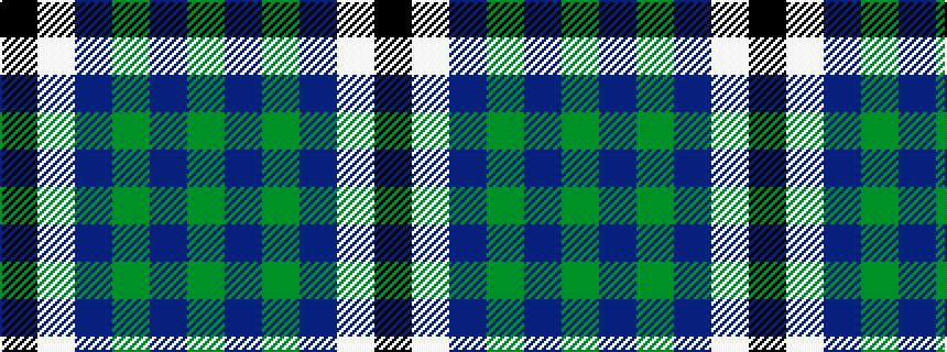 idealised woven sample of pattern GBGBWK