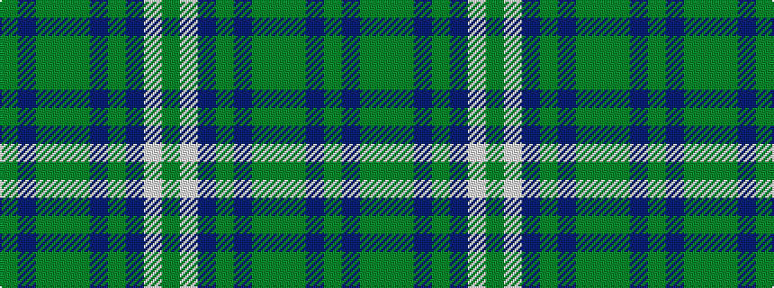 idealised woven sample of pattern GBGGGBGBWG