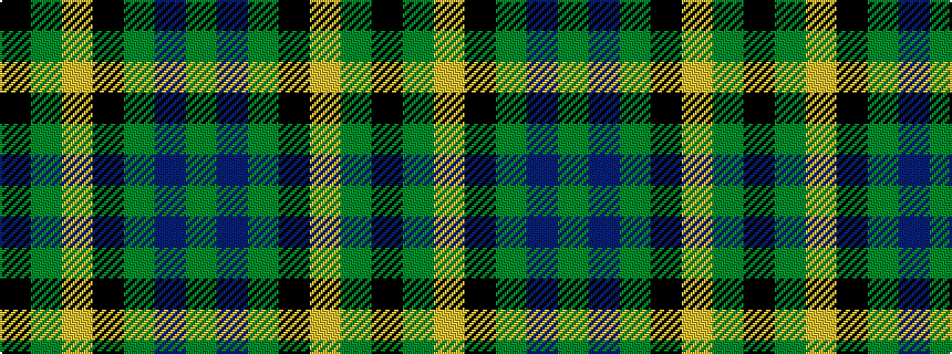 idealised woven sample of pattern GBGKYGK