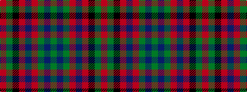 idealised woven sample of pattern GBGRBRKGR