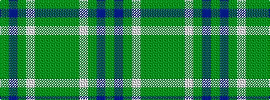 idealised woven sample of pattern GBGWGGG