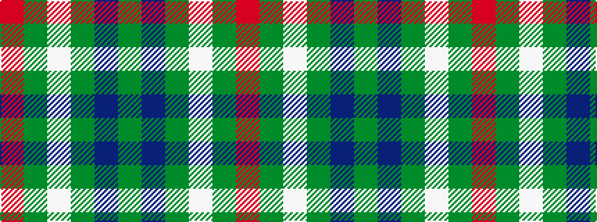 idealised woven sample of pattern GBGWGR