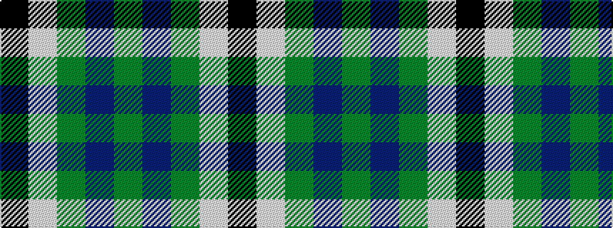 idealised woven sample of pattern GBGWK