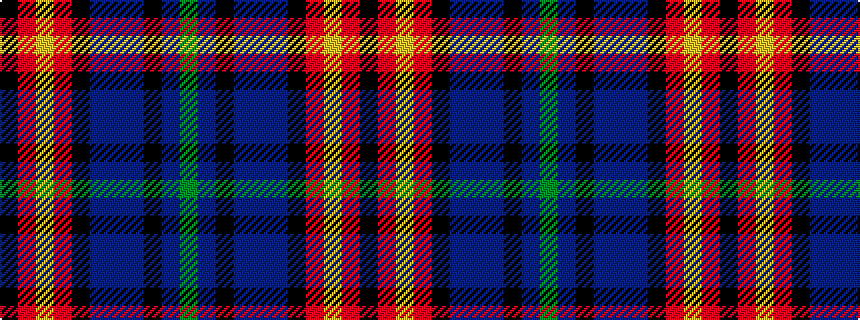 idealised woven sample of pattern GBKBBBKRYRK