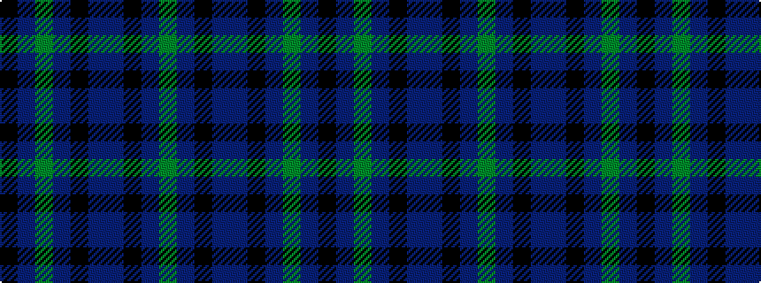 idealised woven sample of pattern GBKBBKBGBK