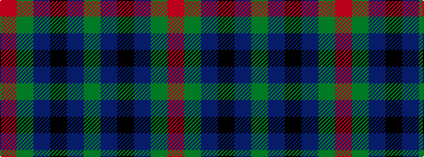 idealised woven sample of pattern GBKBGR