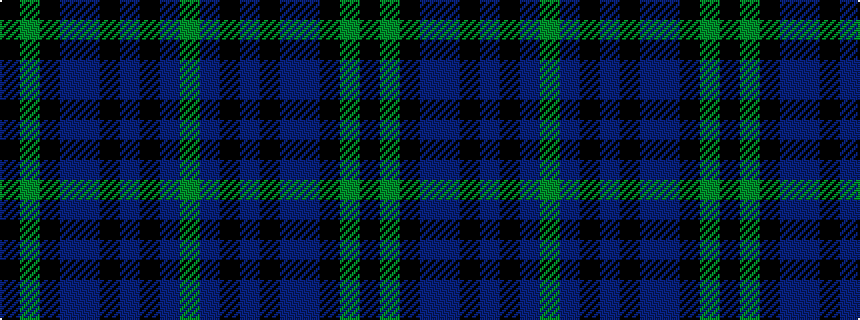 idealised woven sample of pattern GBKBKBBKGK