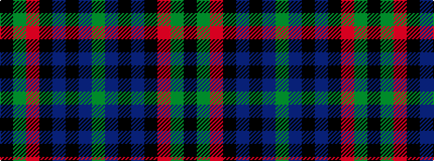 idealised woven sample of pattern GBKBKRGK