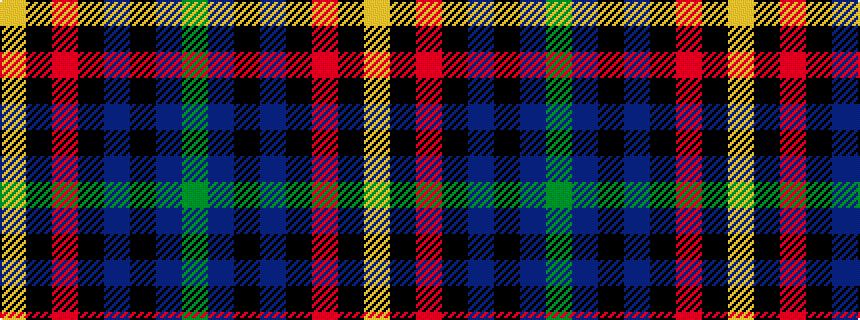 idealised woven sample of pattern GBKBKRKY