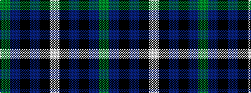 idealised woven sample of pattern GBKBKW