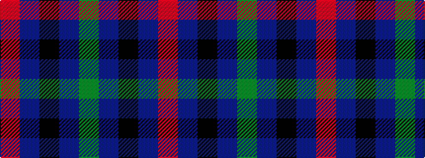 idealised woven sample of pattern GBKBR
