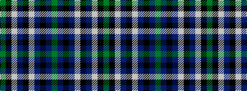idealised woven sample of pattern GBKBWKBWKG