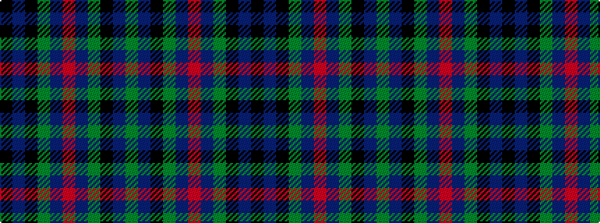idealised woven sample of pattern GBKGBRBGKBK