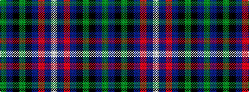 idealised woven sample of pattern GBKGKBRBW