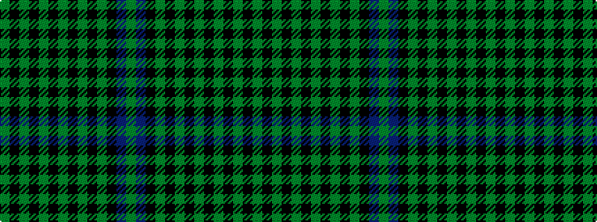 idealised woven sample of pattern GBKGKGKGKGKGKG