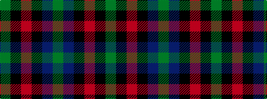 idealised woven sample of pattern GBKRKG