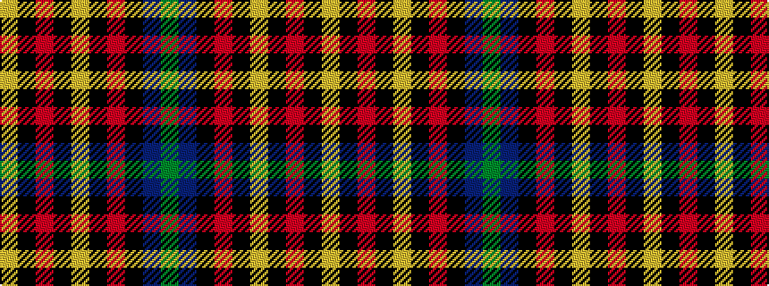 idealised woven sample of pattern GBKRKYKRKY