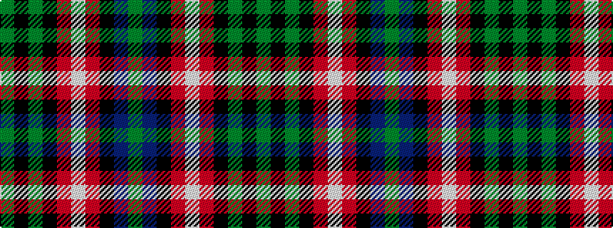 idealised woven sample of pattern GBKRWRKGKG