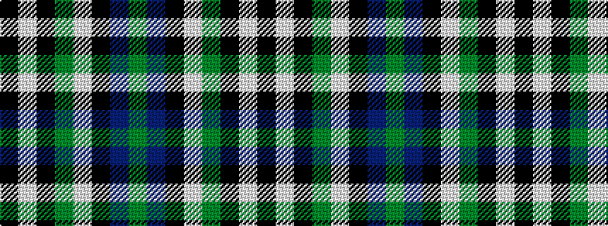 idealised woven sample of pattern GBKWGKWK