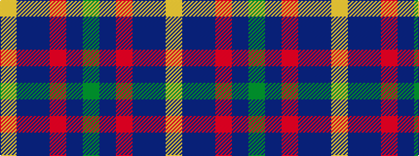 idealised woven sample of pattern GBRBBY