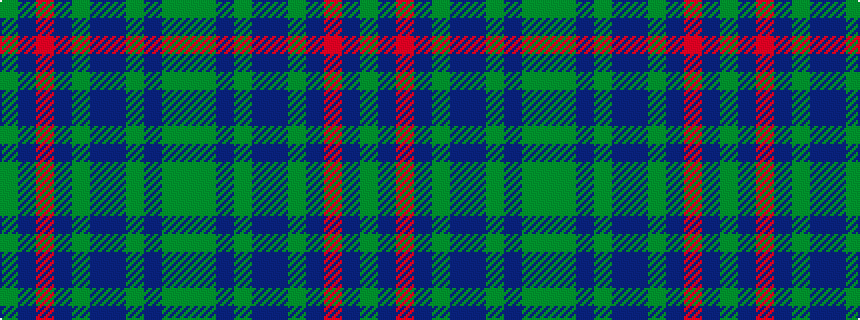 idealised woven sample of pattern GBRBGBBGBGG